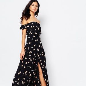 Flynn Skye Off Shoulder Maxi Dress